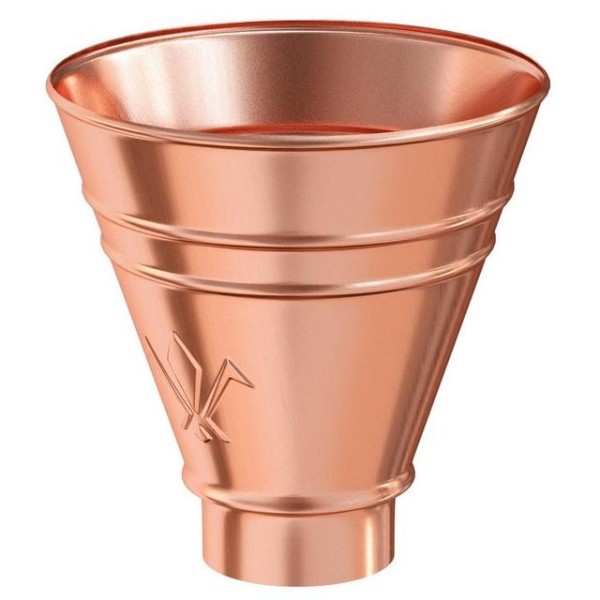 Водосток Aquasistem, система 150/100 - Воронка водосборная круглая медная купить в Аксае