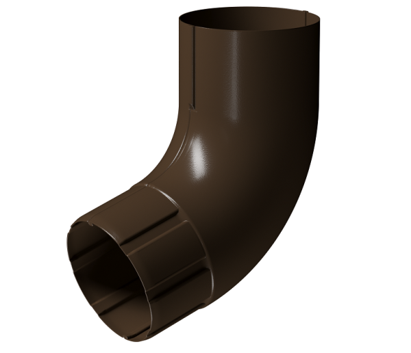 Колено 72° D90 Döcke STAL PREMIUM Каштан, (RAL 8017) купить в Аксае