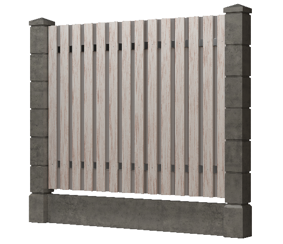 Заборная доска GRINDERDECO, ДПК, тиснение "дуб" Выбеленный дуб купить в Аксае