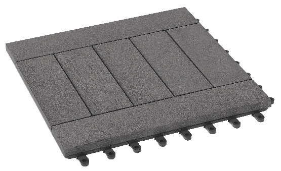 Модульный паркет ДПК GRINDERDECO Комфорт 5 Серый базальт купить в Аксае