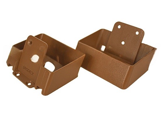 Крепления перил наклонное из алюминия GardenParkett Орех купить в Аксае