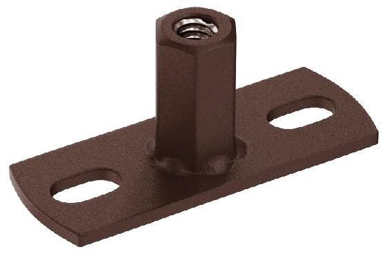 Водосток Aquasistem, Система 150/100 - Держатель для хомута под метиза RAL 8017 Коричневый matt купить в Аксае
