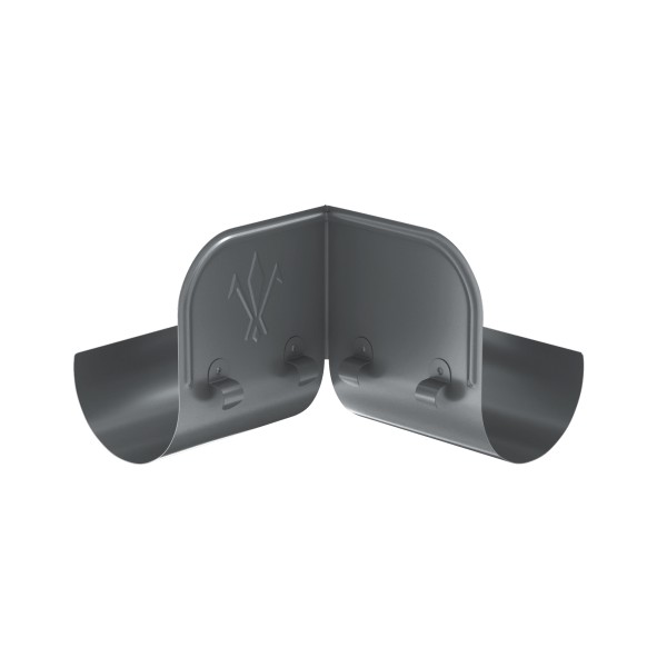 Водосток Aquasistem, система 125x90 - Ограничитель перелива угловой RR 23 Маренго купить в Аксае