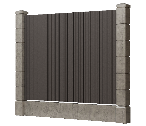 Заборная доска GRINDERDECO, ДПК, тиснение "дуб" Асфальт купить в Аксае