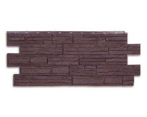 Фасадная панель T-Сайдинг-Альпийская сказка ЭКО-1 Браун купить в Аксае