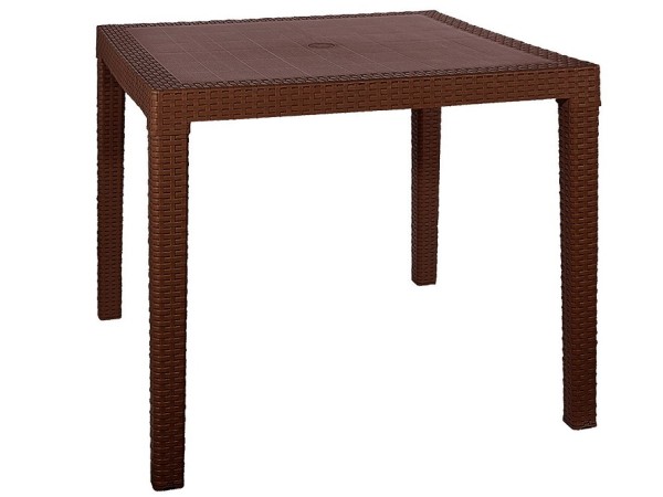 Стол квадратный FIJI Quatro Table Коричневый купить в Аксае