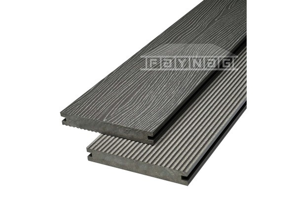 Террасная доска из ДПК Faynag Premium Massive 3D — Графит купить в Аксае