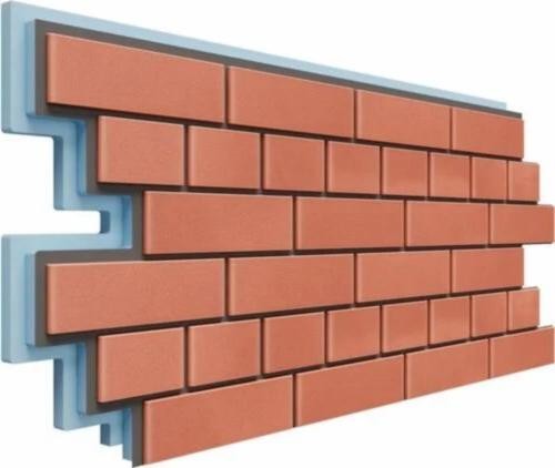 Термопанели Доломит Кирпич 40 мм Красный купить в Аксае