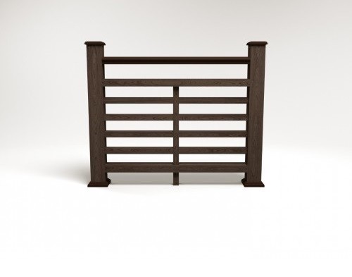 Ограждение из ДПК FG4 венге купить в Аксае