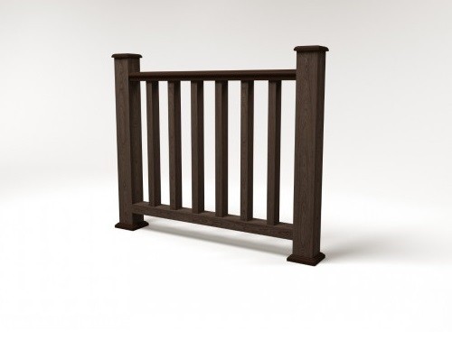 Ограждение из ДПК FG5 венге купить в Аксае