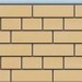 Термопанели Доломит Кирпич 40 мм Жёлтый купить в Аксае