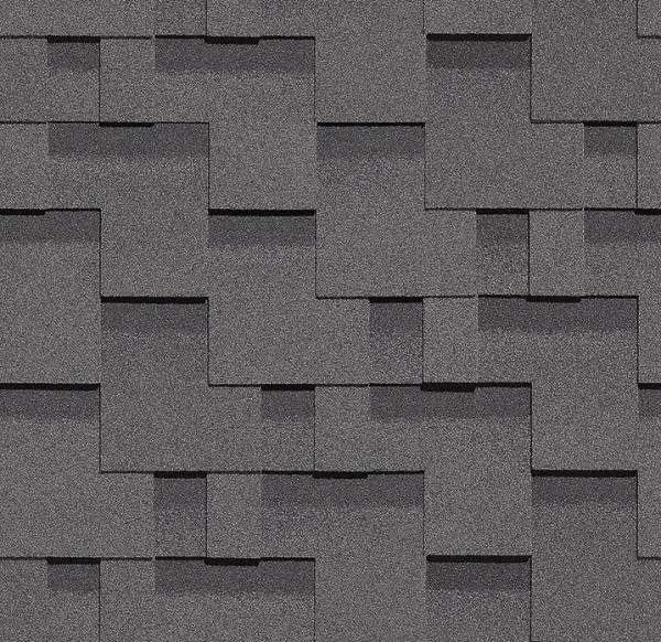 Гибкая черепица Docke, коллекция Тетрис – Серый купить в Аксае