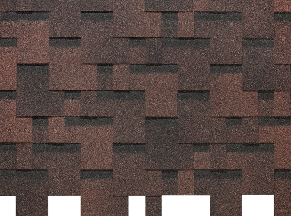 Гибкая черепица EURASIA Docke, Коллекция Лабиринт Коричневый купить в Аксае