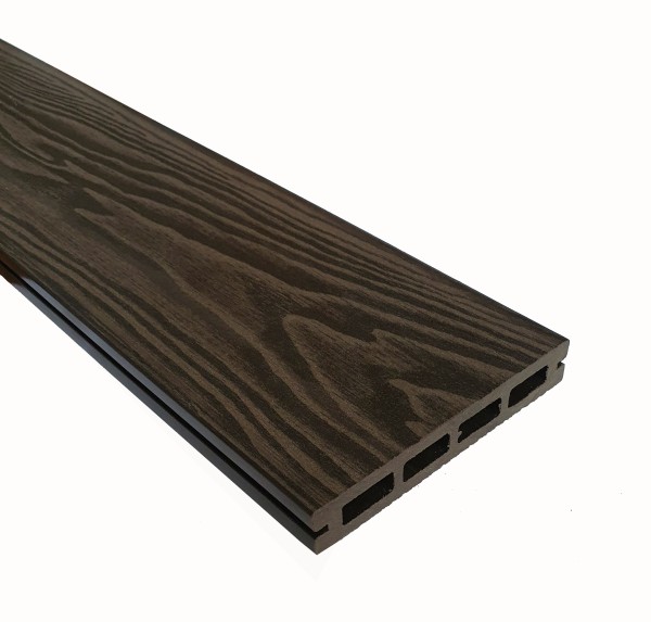 Террасная доска из ДПК Terrapol Смарт 3D Пустотелая с пазом Венге Соренто купить в Аксае