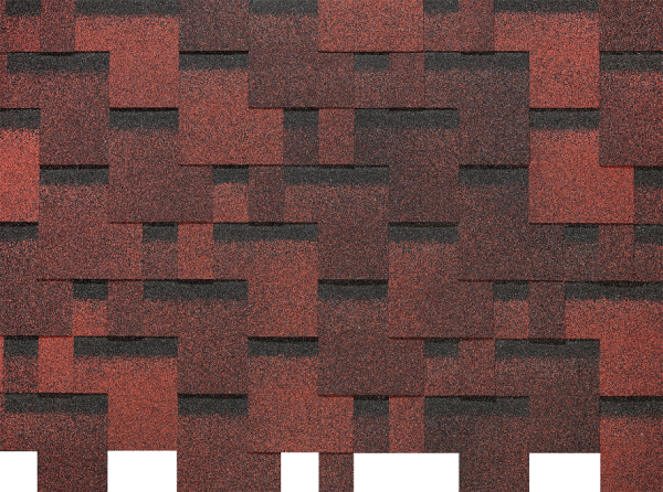 Гибкая черепица EURASIA Docke, Коллекция Лабиринт Красный купить в Аксае