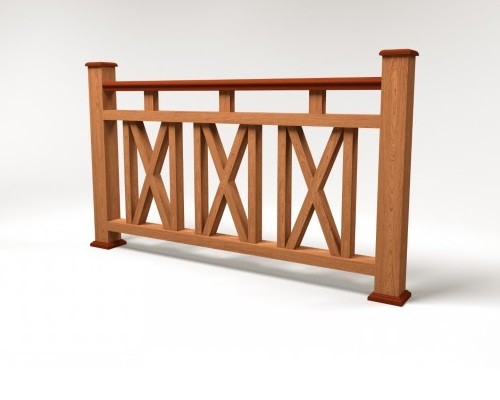 Ограждение из ДПК FG3 терракот купить в Аксае