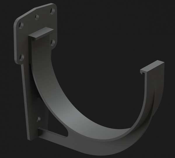 Кронштейн желоба Docke Premium ПВХ - Графит купить в Аксае