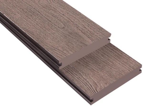 Террасная доска ДПК Outdoor 3D полнотелая NEVADA/CALIFORNIA BROWN коричневая микс купить в Аксае