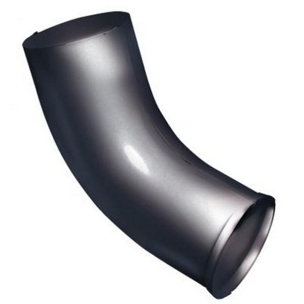 Водосток Grand Line 125x90 – Колено сливное RAL 7024 купить в Аксае