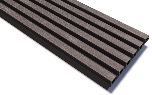 Реечные панели WOODVEX Lines Ultra Smoke gray купить в Аксае