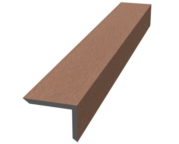 Уголок ДПК для террасной доски NauticPrime, 60x40x2900мм Кедр купить в Аксае