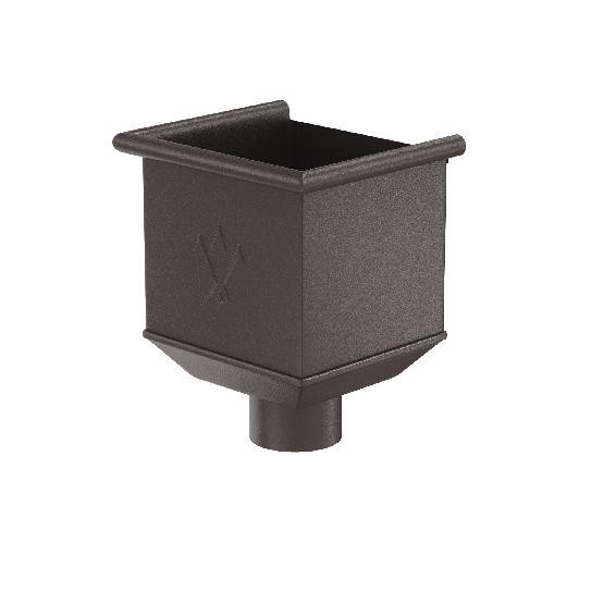 Водосток Aquasistem, Система 150/100 - Водосборная воронка RR 32 Тёмно-коричневый matt купить в Аксае