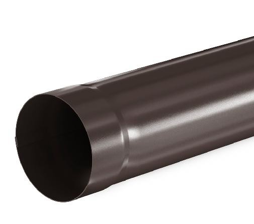 Водосток Aquasistem, система 125x90 - Труба водосточная 3.00м RR 32 Тёмно Коричневый купить в Аксае