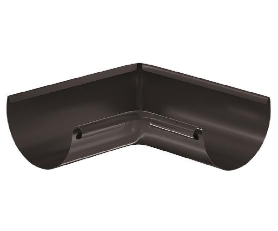 Водосток Aquasistem, система 125x90 - Угол желоба, внутренний 90° RR 32 Тёмно Коричневый купить в Аксае
