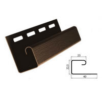 J-профиль, коричневый купить в Аксае