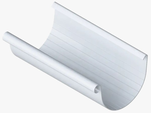 Водосток Альта-Профиль ПВХ – Желоб водосточный 3м (белый) купить в Аксае
