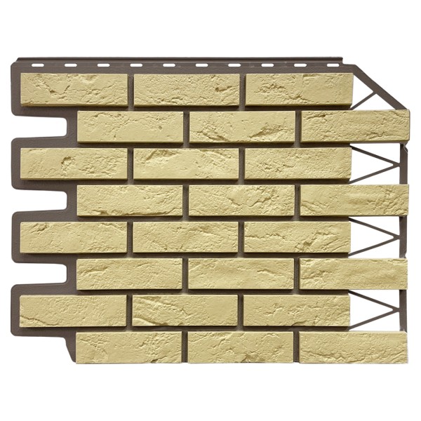 Фасадная панель FineBer, Кирпич Баварский, Песочный купить в Аксае