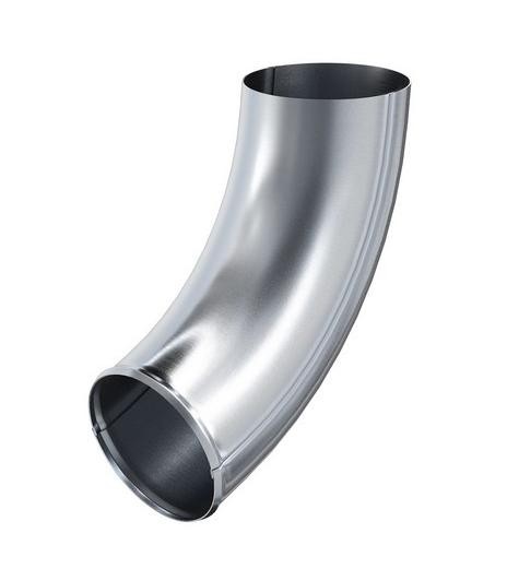 Водосток Aquasistem, Система 150/100 - Колено трубы сливное оцинковка купить в Аксае