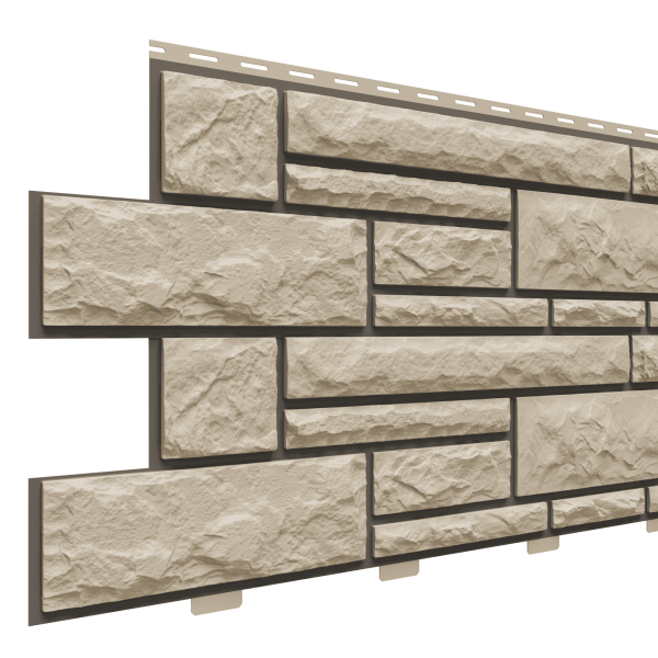 Фасадная панель Доломит, Брусчатка Доломит Сандал (2м) купить в Аксае