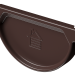 Заглушка желоба D125 Döcke STAL PREMIUM Шоколад, (RAL 8019) купить в Аксае