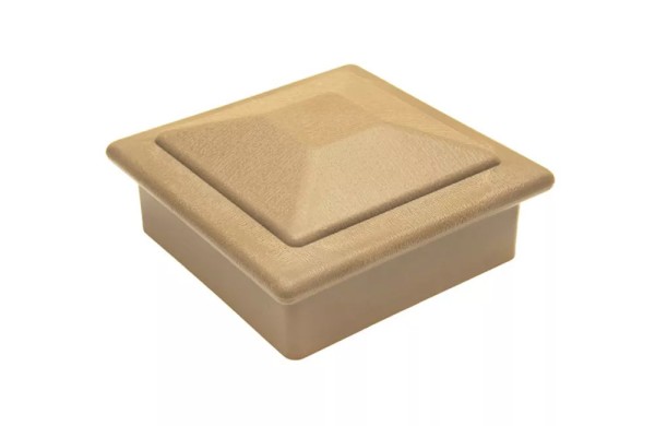 Крышка верхняя ПВХ для столба Deckart 125х125 Орех купить в Аксае