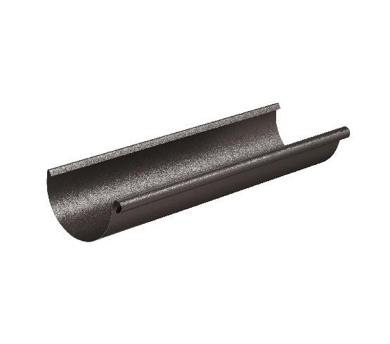 Водосток Aquasistem, Система 150/100 - Водосточный желоб 3.00м RR 32 Тёмно-коричневый matt купить в Аксае