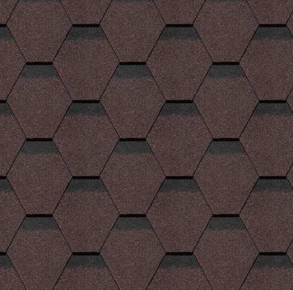 Гибкая черепица Docke, коллекция Шеффилд – Корица купить в Аксае