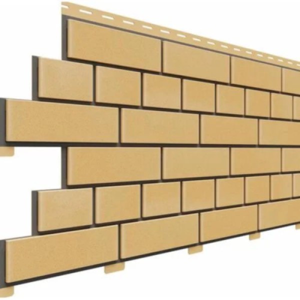 Фасадная панель Доломит Кирпич, Желтый купить в Аксае