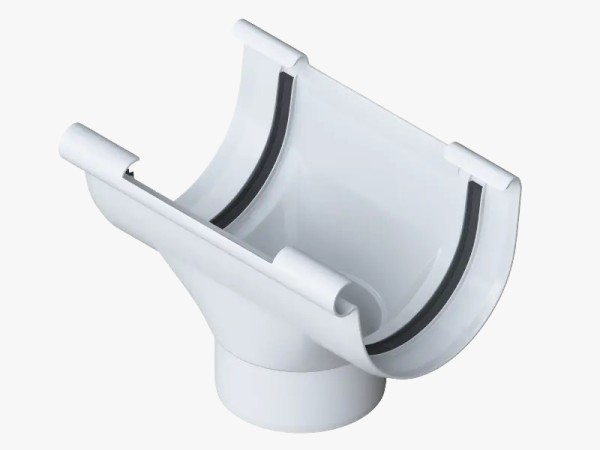 Водосток Альта-Профиль ПВХ – Воронка водосточная (белый) купить в Аксае