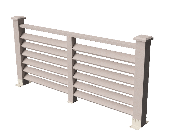 Ограждения декоративное ДПК GRINDERDECO Босфор выбеленый дуб купить в Аксае