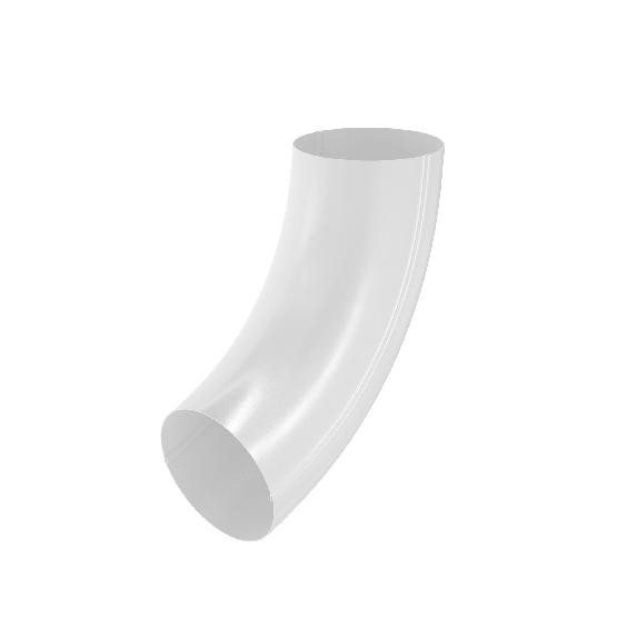 Водосток Aquasistem, система 150x100 - Колено трубы RR 20 Мраморно-белый купить в Аксае