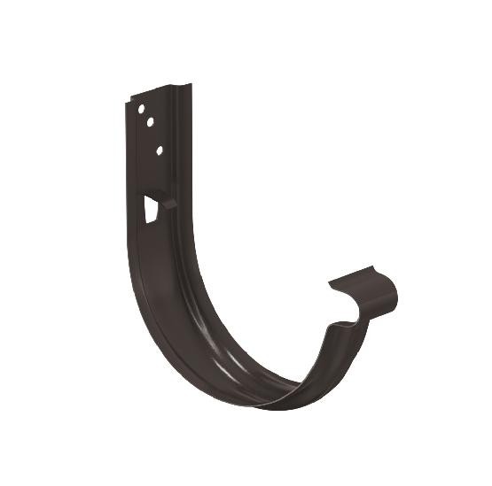 Водосток Aquasistem, система 150/100 - Крюк крепления желоба универсальный RR 32 Тёмно-Коричневый купить в Аксае