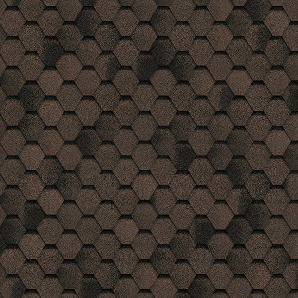 Гибкая черепица Shinglas, серия Финская,коллекция Соната – Коричневый купить в Аксае