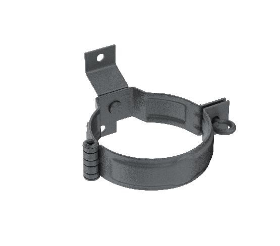 Водосток Aquasistem, Система 125/90 - Декоративный хомут трубы под дерево с комплектом крепления RR 23 Маренго matt купить в Аксае