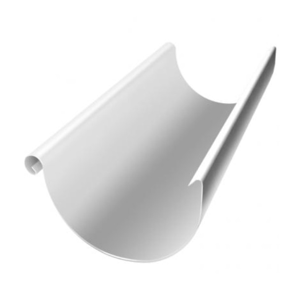 Водосток Grand Line 150x100 – Желоб 3м RAL 9003 купить в Аксае