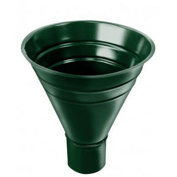 Водосток Grand Line 125x90 – Воронка водосборная RAL 6005 купить в Аксае