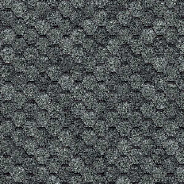 Гибкая черепица Shinglas, серия Финская,коллекция Соната – Серый купить в Аксае