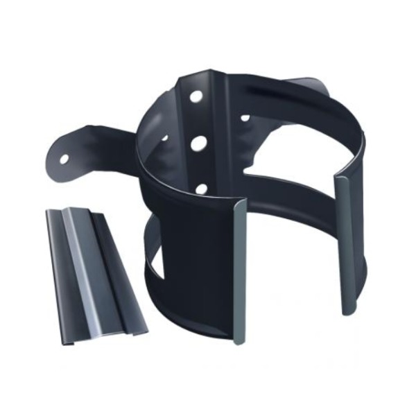 Водосток Grand Line 150x100 – Хомут трубы (на дерево) RAL 7024 купить в Аксае