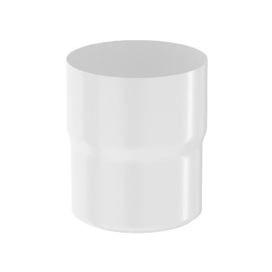 Водосток Aquasistem, система 150x100 - Соединитель трубы RR 20 Мраморно-белый купить в Аксае