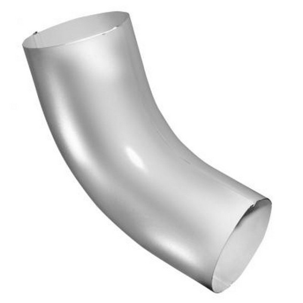 Водосток Grand Line 150x100 – Колено трубы RAL 9003 купить в Аксае